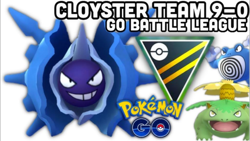 Shiny Cloyster team goes 9-0 in Ultra GO Battle League Pokemon GO | My first battles