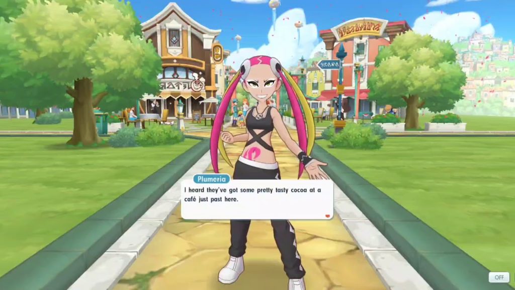 Pokémon Masters - Team Skull Crash Course - Downtime with Plumeria