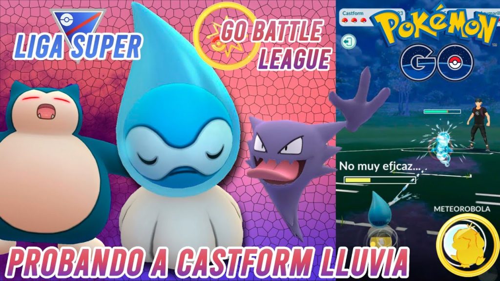 ¡EL CASTFORM LLUVIA CUBRE BASTANTE DEL META!-Pokémon Go PvP