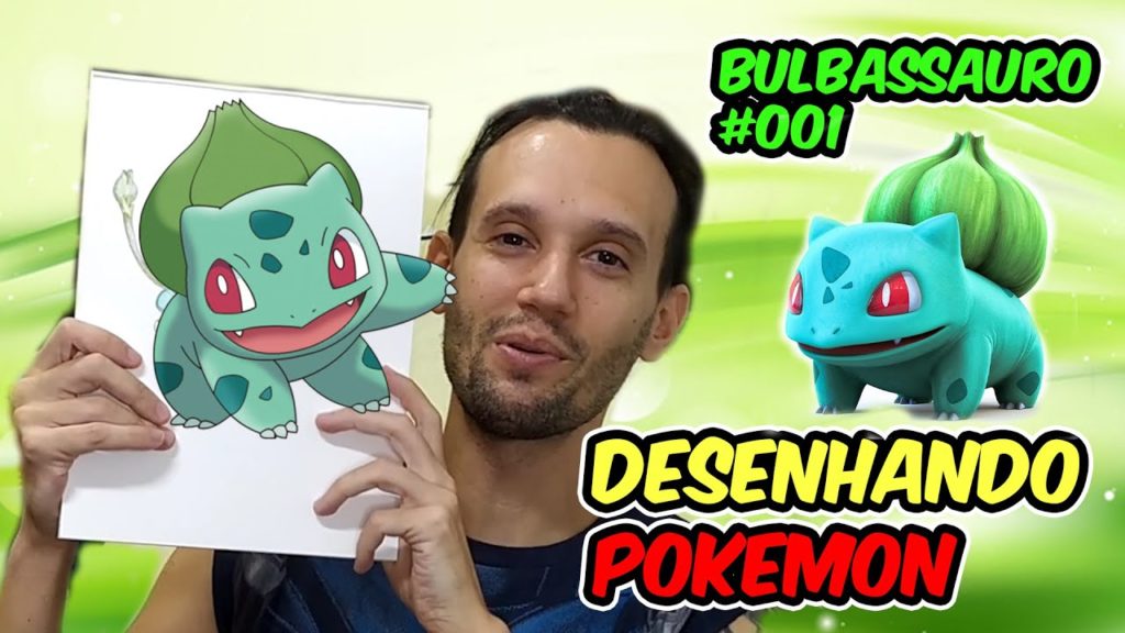 DESENHANDO POKEMON Bulbassauro, BULBASAUR #001 , フシギダネ Fushigidane | Pokemon Go TCG