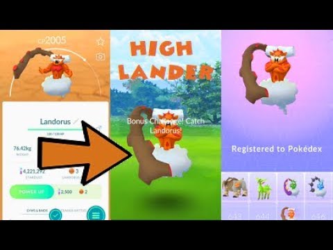Pokemon Go - Landorus Raid & Catch