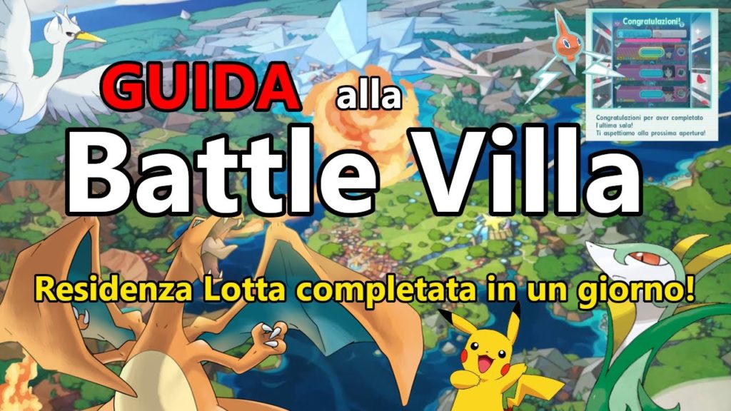 Pokémon Masters - GUIDA alla BATTLE VILLA - Completata in un giorno!