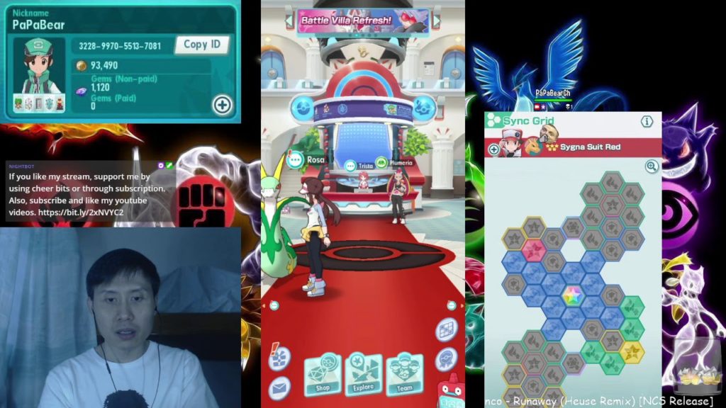 Battle Villa s3 Hall 25 and farming Water gears! | Pokemon Masters PaPaBear