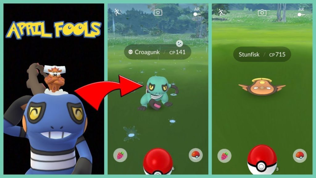 NEW APRIL FOOLS EVENT IN POKEMON GO! Shiny Croagunk Release & New Gen 5 Pokemon!