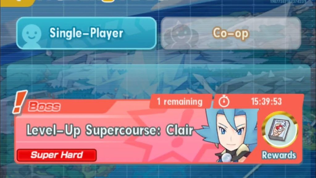 [Pokemon Masters] Training Area - Level-Up Supercourse: Clair (Super Hard)