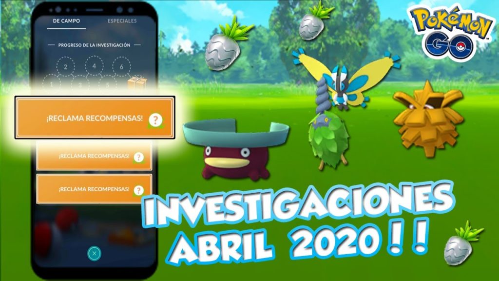 NUEVAS INVESTIGACIONES DE ABRIL!! LISTA COMPLETA DE INVESTIGACIONES Y RECOMPENSAS | Pokémon GO