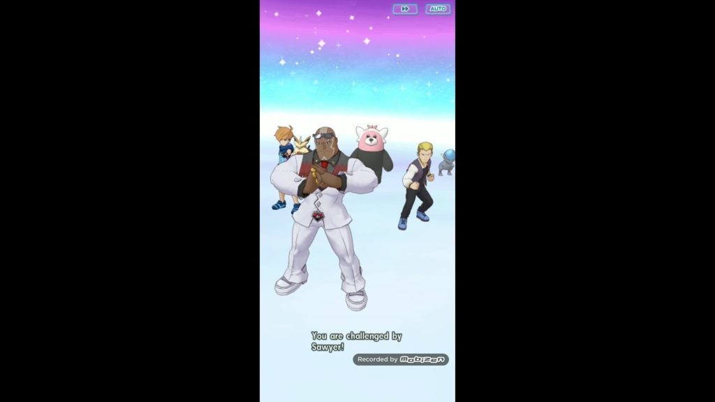 Pokemon masters battle villa: hall 15 challenge Sawyer (refight)