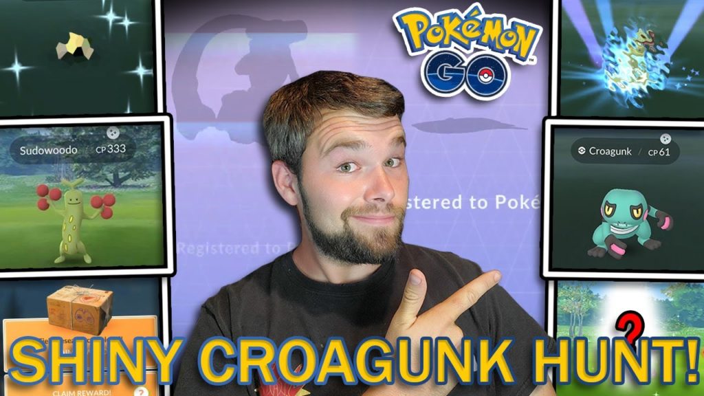 SHINY CROAGUNK HUNT! (April Fools Event Pokemon GO)