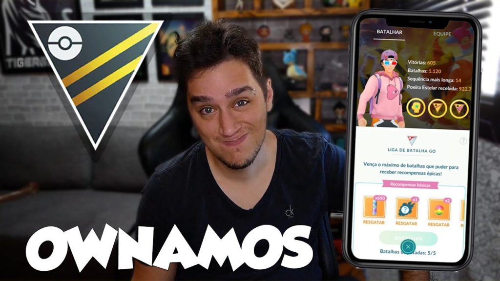 JOGUEI COM UM TIME DE UM INSCRITO E OWNEI ! - Pokémon Go | Go Battle League