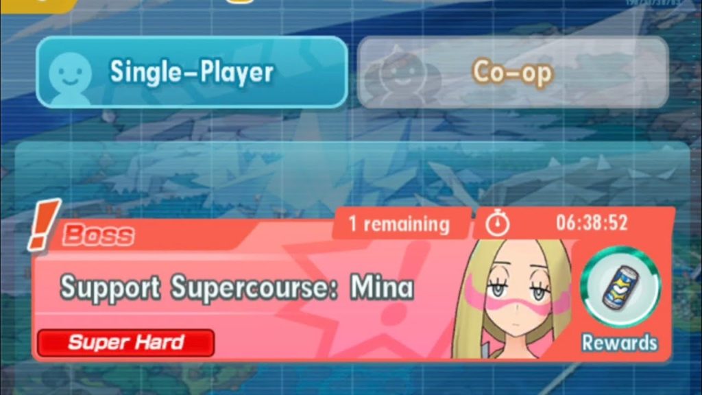 [Pokemon Masters] Training Area - Support Supercourse: Mina (Super Hard)