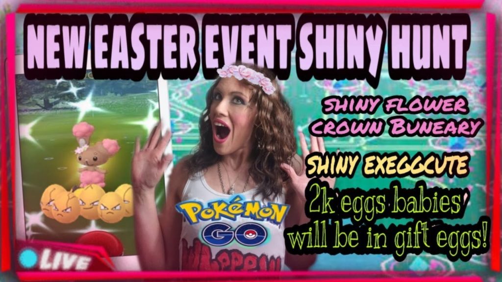 !LIVE POKEMON GO NEW EASTER EVENT! NEW SHINY RELEASE OF EXEGGCUTE WITH FUN&CRAZY SUNNY PT2 OF 24HRS
