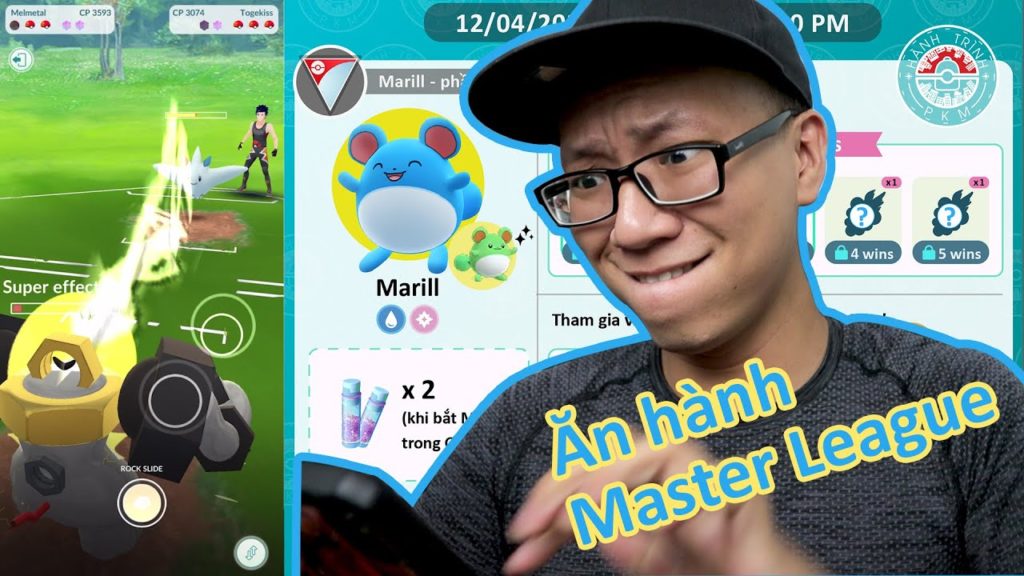 Chịu đấm ăn xôi đánh Master League săn shiny Marill Pokemon Go
