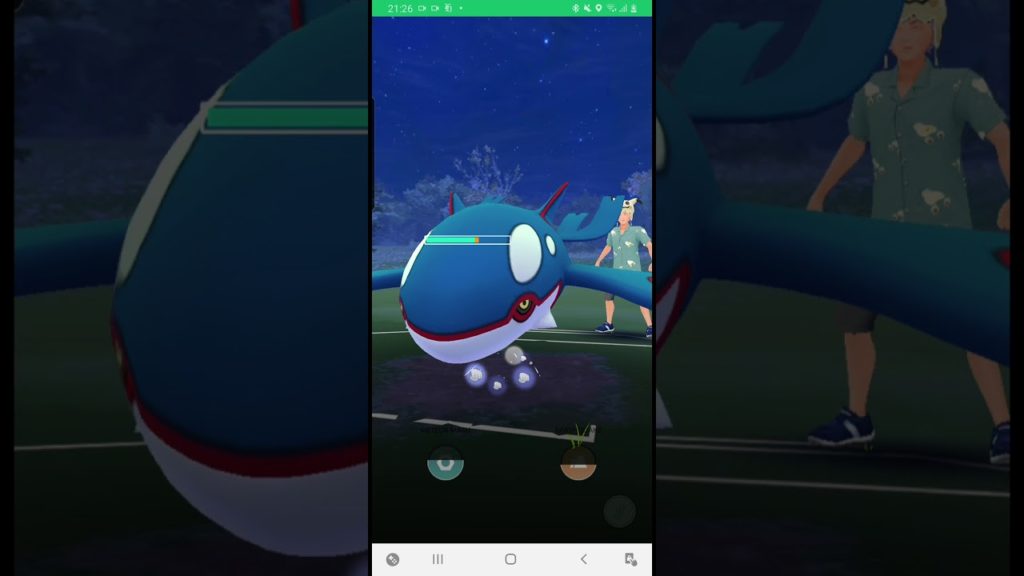 【精靈寶可夢Go】大師聯盟對戰 練習賽 巨金怪對上巨鯨怪(蓋歐卡)， 精彩絕殺險勝Pokemon Go PvP Master League