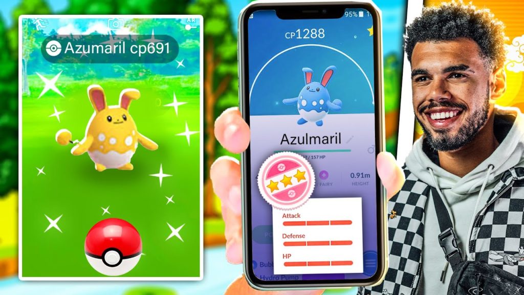 MARIL 100% O FIM DA SAGA DO SHINY DE OURO - POKEMON GO | Cris |