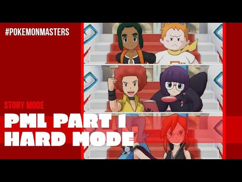 Pokémon Masters League Begins! MAIN STORY HARD MODE! - Pokémon Masters PT-BR #02H