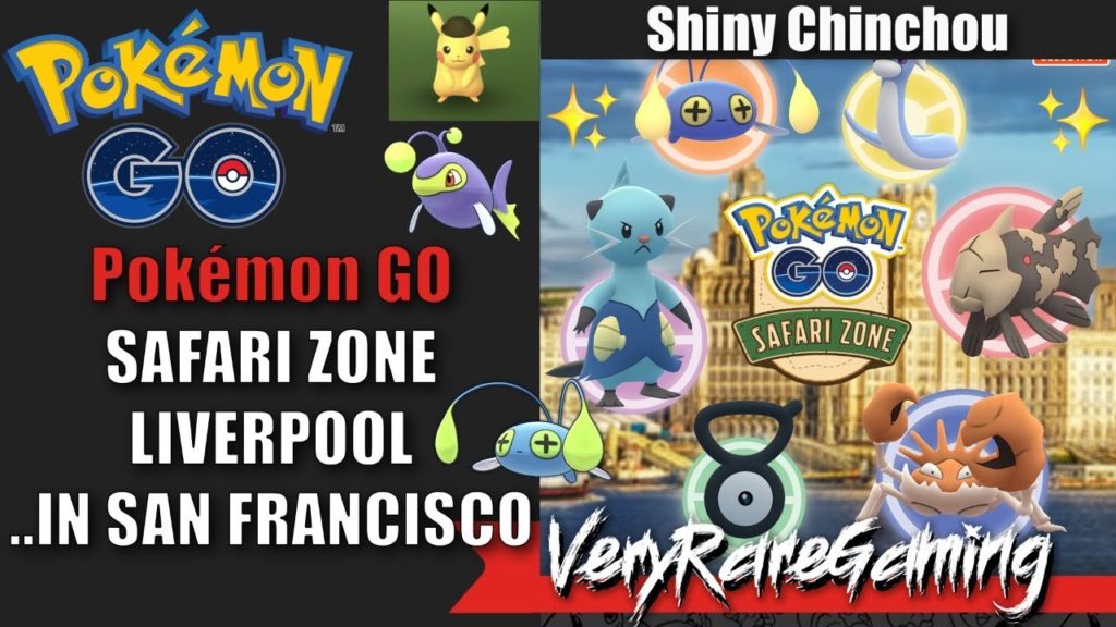 Pokemon Go Safari Zone Liverpool ..... In San Francisco - Shiny Chinchou Release