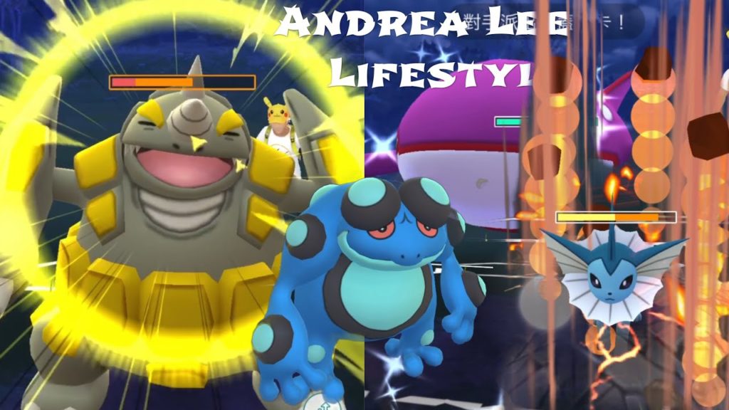 《Pokemon Go》這是我在高級聯盟看到最快出招大地之力的蟬蜍王！寶可夢對戰！GO Battle Master League！