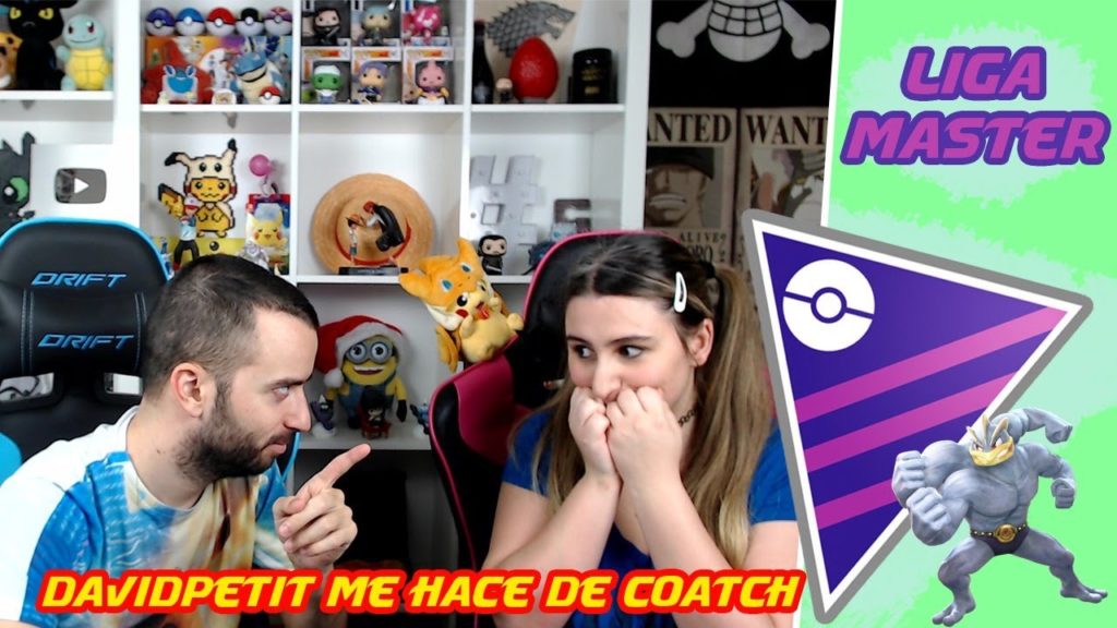 Davidpetit me hace de COACH en la liga MASTER | Pokemon GO Battle League