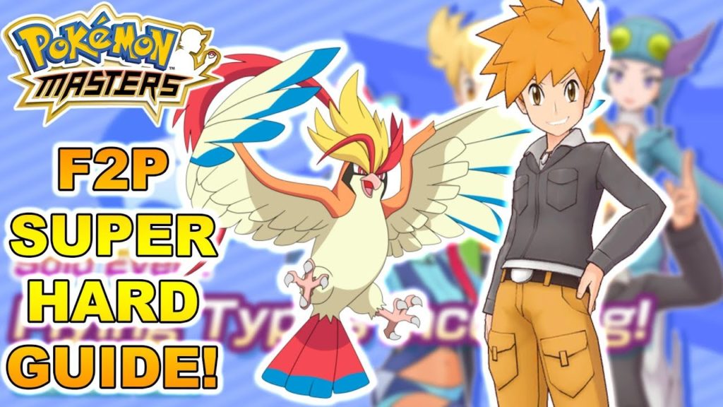 F2P GUIDE ON BEATING BLUE AND THE FLYING EVENT ON SUPER HARD! | Pokemon Masters