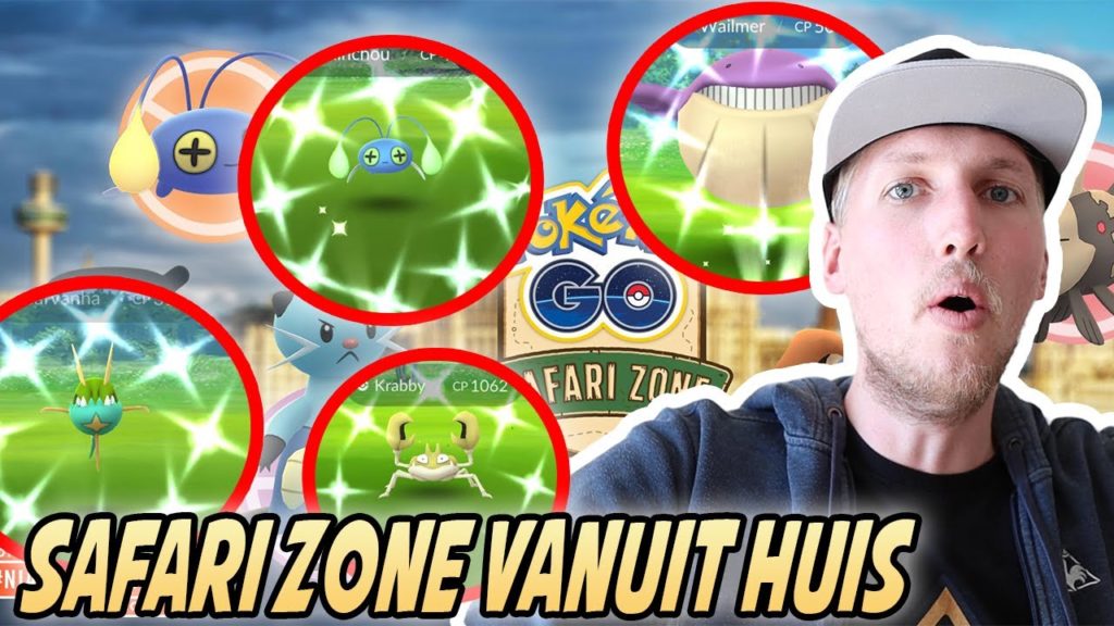 Pokemon GO Nederlands - Liverpool Safari Zone thuis met shiny Chinchou en SUPERVEEL shinies!