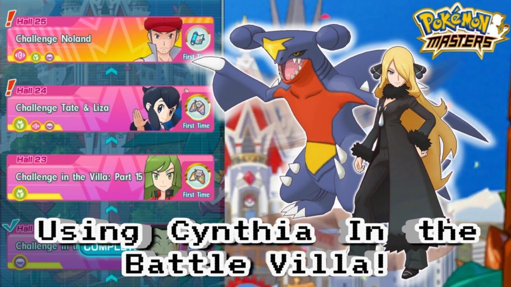 "FIRST TIME USING CYNTHIA ON THE BATTLE VILLA!" || POKEMON MASTERS (BATTLE VILLA SEASON 4) #66