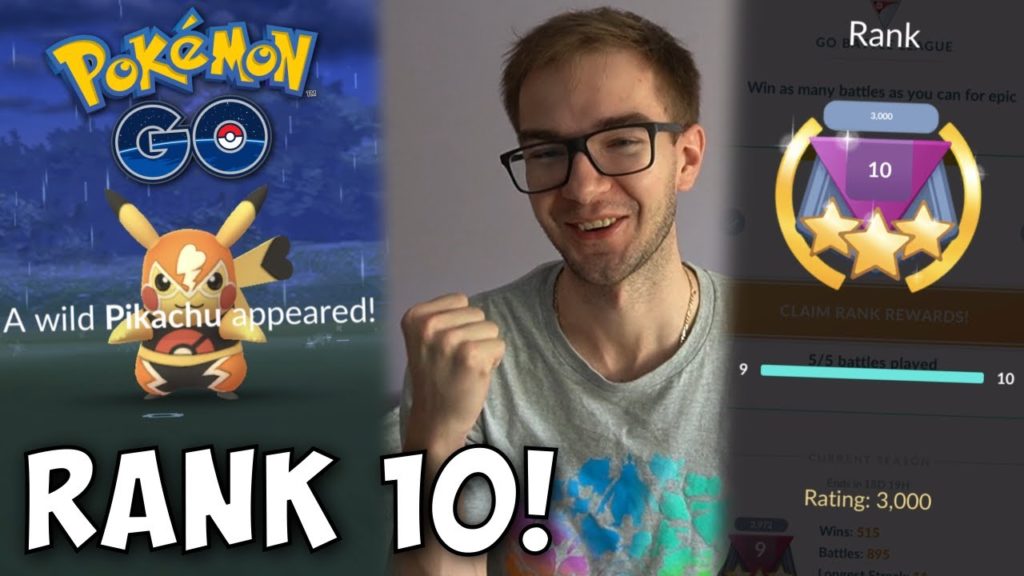 ZŁAPAŁEM PIKACHU LIBRE!! RANK 10 ZDOBYTY!! GO BATTLE LEAGUE POKEMON GO PVP SEASON 1