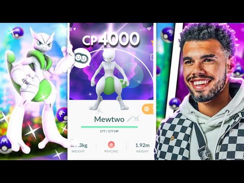 MEWTWO SHINY COM 4.000 CP *finalmente consegui* - POKEMON GO | Cris |