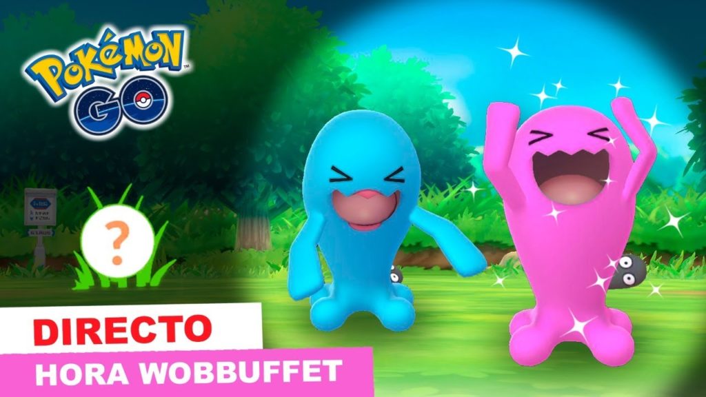 🔴¡¡A POR WOBBUFFET SHINY EN DIRECTO!! HORA DESTACADA EN POKEMON GO [Neludia]
