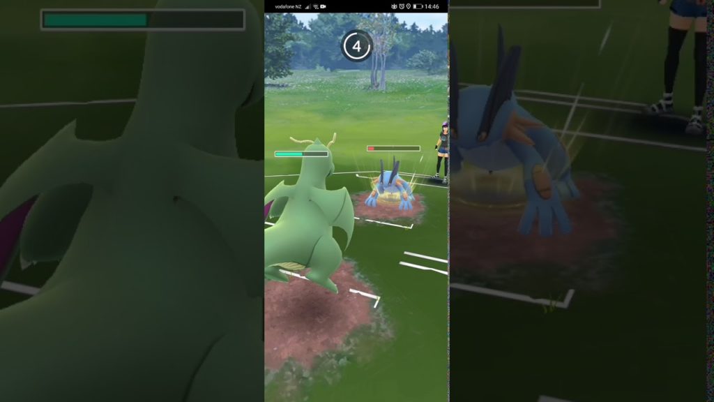 【精靈寶可夢Go】大師聯盟對戰 老掉牙雙龍組合遇到巨沼怪，毫無懸念地贏了！我可能成了別人通往八級路上的攔路虎！ Pokemon Go PvP Master League