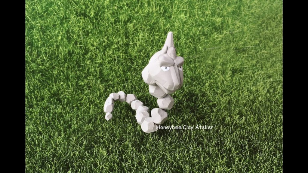 【蜂寶貝系列】寶可夢黏土教學-大岩蛇  Pokémon Onix– Polymer Clay