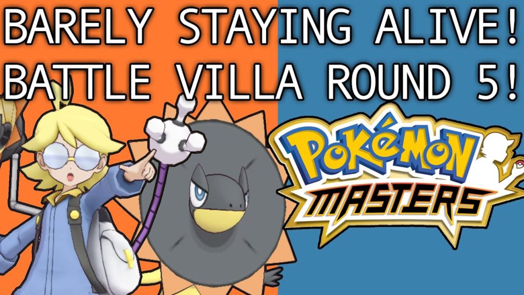 BARELY STAYING ALIVE! BATTLE VILLA ROUND 5! Pokemon Masters