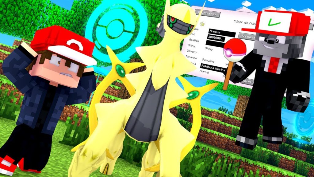 Minecraft : Pokemon GO #4 - ARCEUS SHINY vs HACK DE POKEMON GO