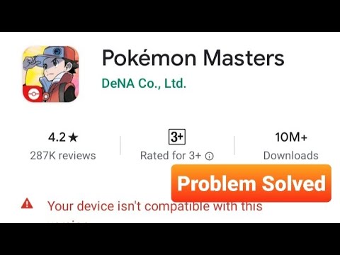 Download Pokemon Masters on android | Not Installing Problem Fixed