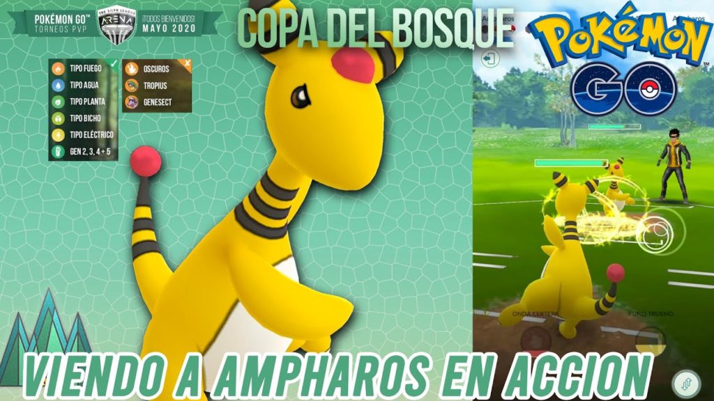 ¡VIENDO A AMPHAROS EN LA FOREST CUP!-Pokémon Go PvP