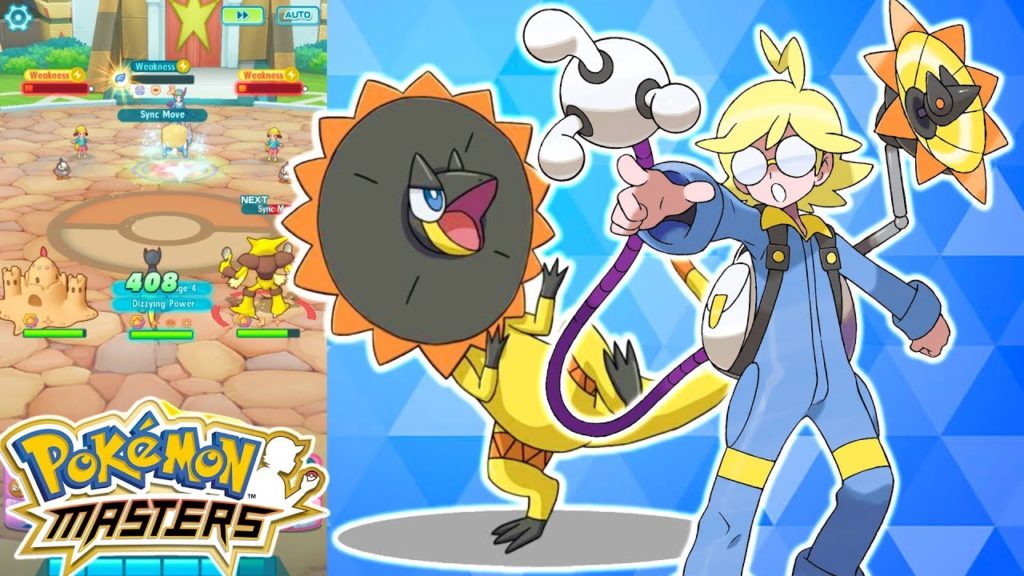 BEST SELF HEALER IN THE GAME! 100% SYNC GRID CLEMONT & HELIOLISK SHOWCASE! | Pokemon Masters