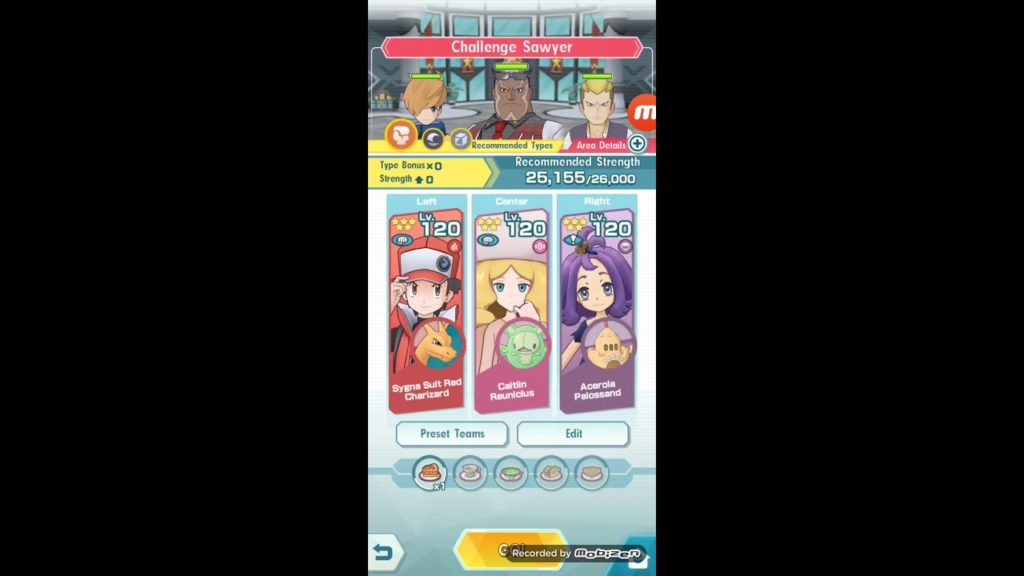 Pokemon Masters Battle Villa Season 4 Hall 15 (Sawyer) Sandstorm Team