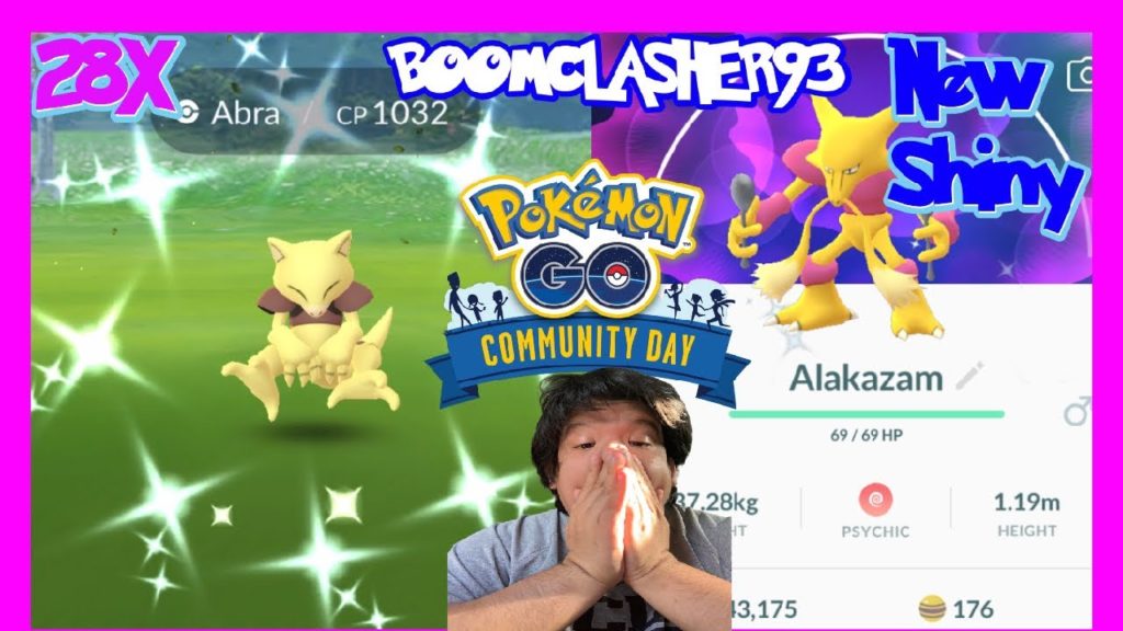 Finally!!!!! Live!!! Shiny Abra Community Day in Pokemon GO!!!!