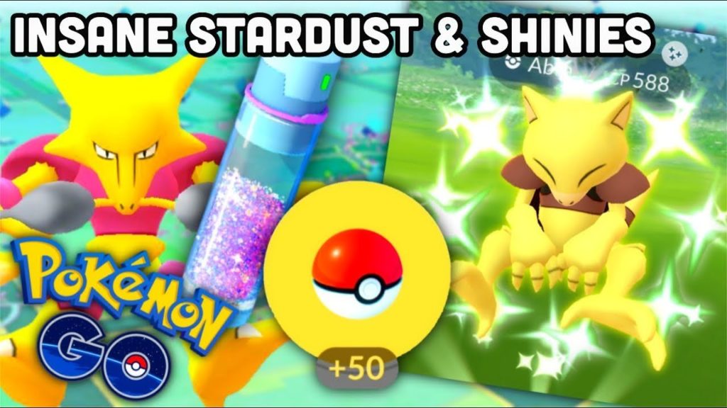 Insane Stardust & Shiny Abra in Pokemon GO | 500+ Pokeballs from my Buddy