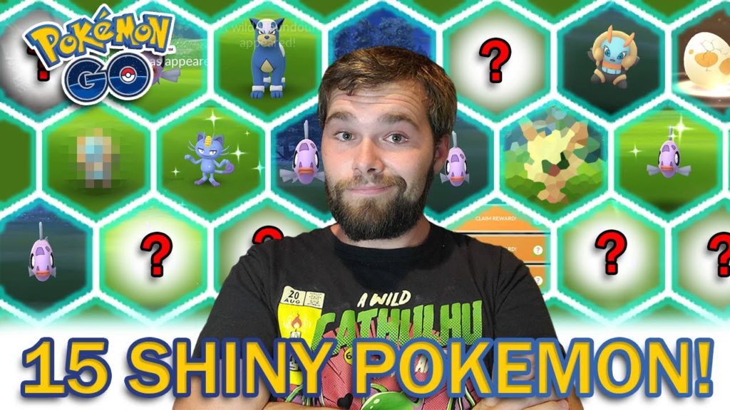 THIS WAS CRAZY! 15 SHINY POKEMON CAUGHT! (Pokemon GO Buddy Up Event)