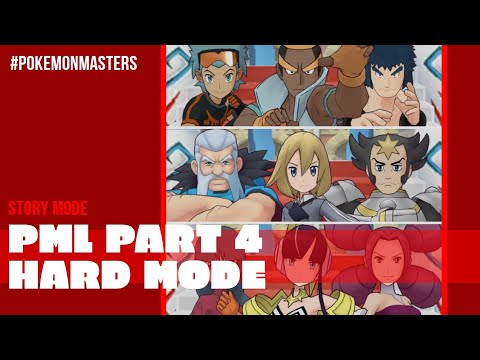 Pokémon Masters League 4! MAIN STORY HARD MODE! - Pokémon Masters PT-BR #07H