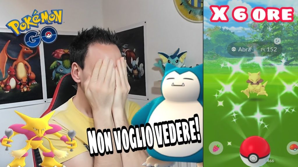 6 ore di Shiny! Community Day Abra Pazzesco! Pokémon Go Ita