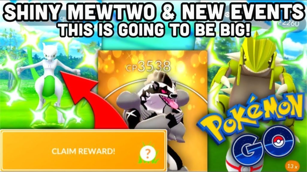 Shiny Mewtwo w/ Psystrike from Throwback Event in Pokemon GO | Gen 8 & Shiny Groudon w/ Fire Punch