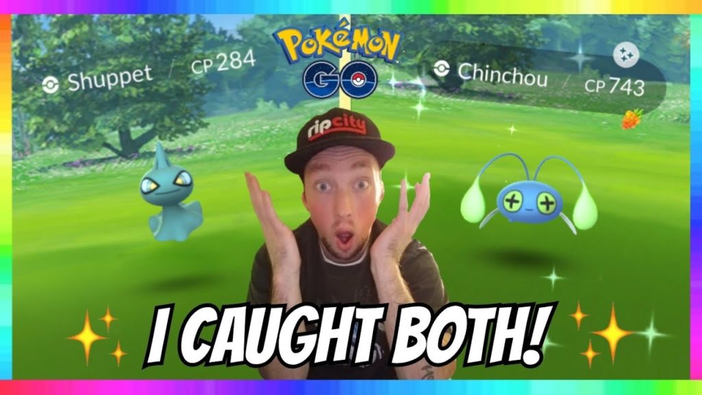 WOW! FULL ODDS SHINY CHINCHOU CAUGHT & SHINY SHUPPET CAUGHT IN POKEMON GO! SHINY LANTURN EVOLUTION