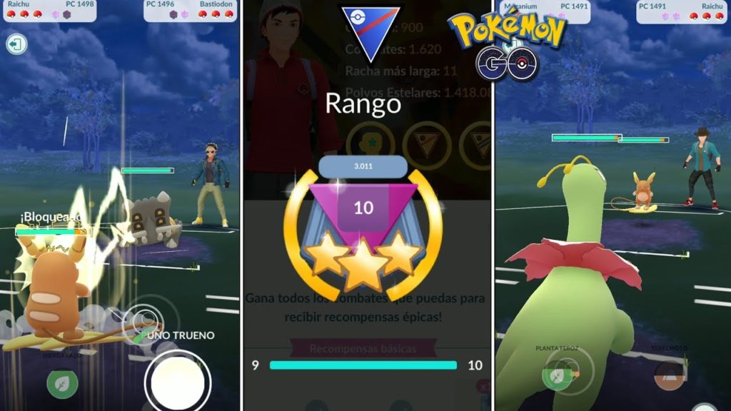 PROBANDO 10 EQUIPOS DIFERENTES en LIGA 1500 GO BATTLE LEAGUE (PvP) - POKEMON GO