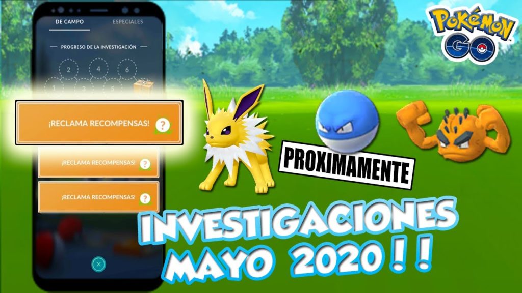 TODAS LAS INVESTIGACIONES Y RECOMPENSAS DE MAYO 2020 + RECOMPENSA SEMANAL | Pokémon GO