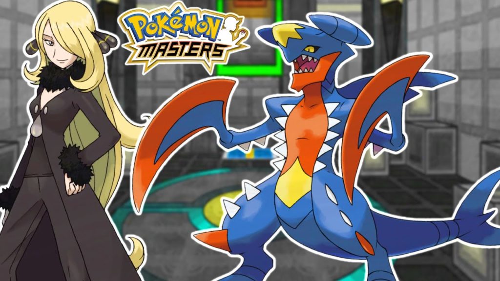 NEW BEST AOE STRIKER IN THE GAME! CYNTHIA & GARCHOMP 100% SYNC GRID SHOWCASE! | Pokemon Masters
