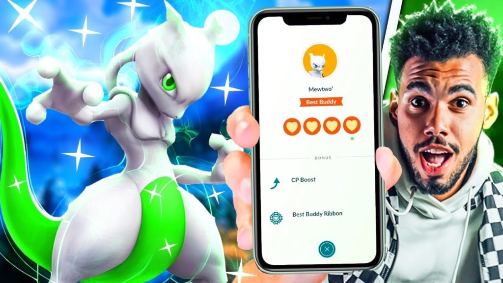 NIVEL 4 DE AMIZADE COM MEWTWO SHINY 4.000 DE CP - POKEMON GO | Cris |
