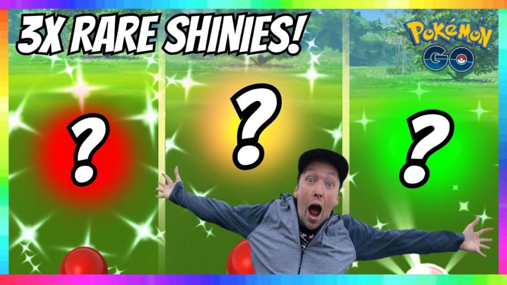3x RARE SURPRISE SHINIES CAUGHT IN POKEMON GO! ( INSANE SHINY REACTIONS )