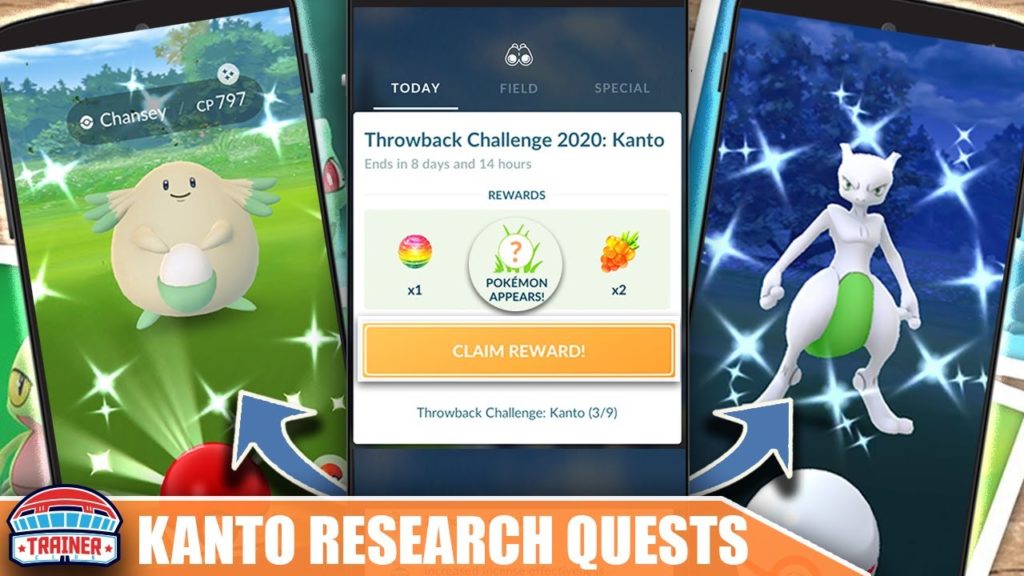 INCOMING! FULL *KANTO RESEARCH* QUEST LINE - SHINY MEWTWO, CHANSEY + MORE POTENTIALS | Pokémon GO