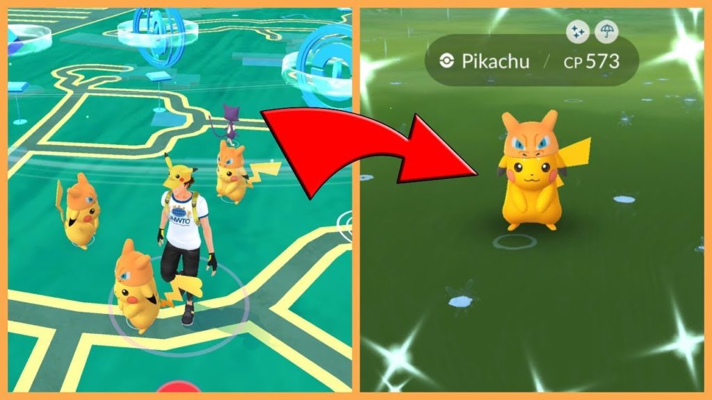 TOP 5 BEST SHINY PIKACHU NESTS IN POKEMON GO! New Charizard Hat Pikachu!